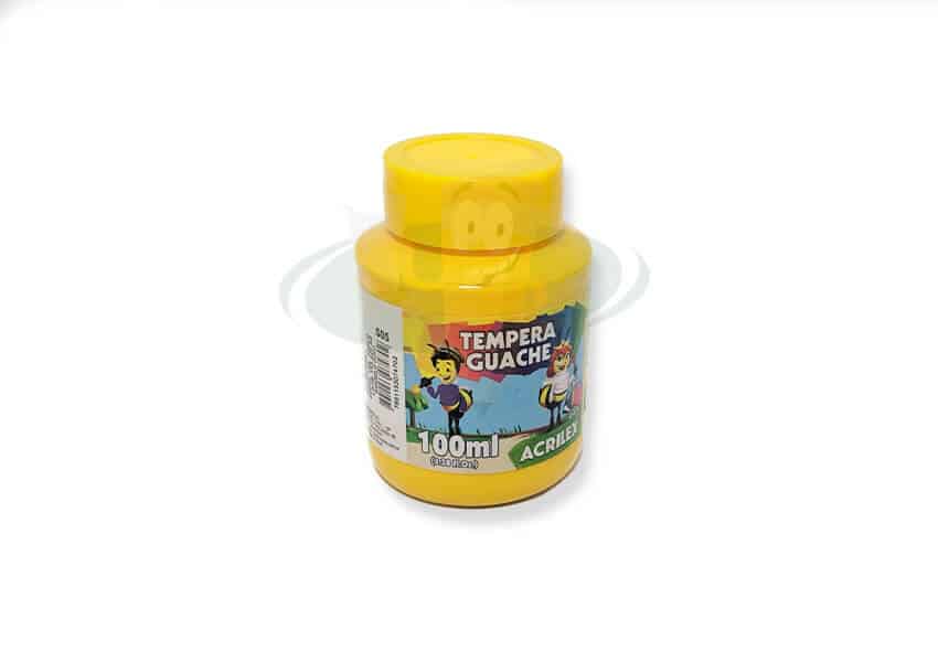 Tempera amarillo oro 100ml ACRILEX