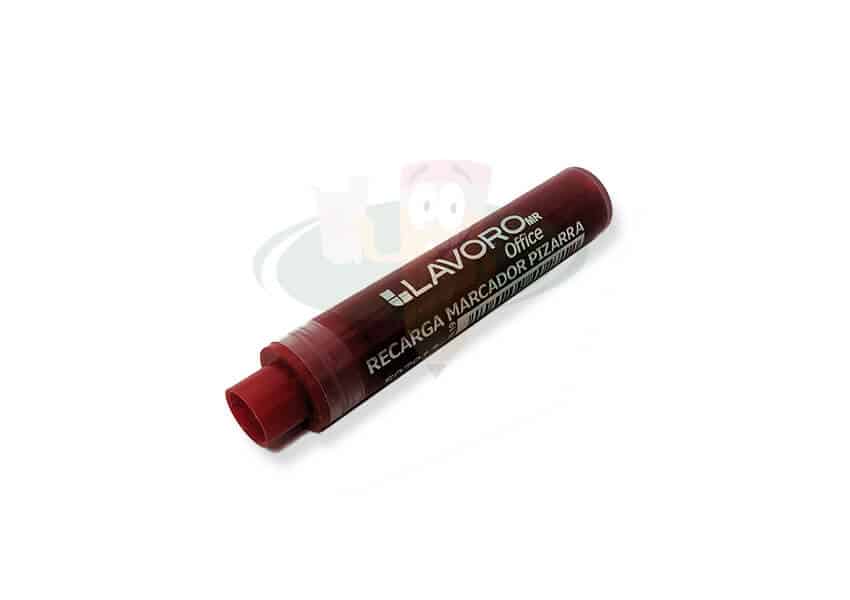 Recarga plumón pizarra rojo LAVORO