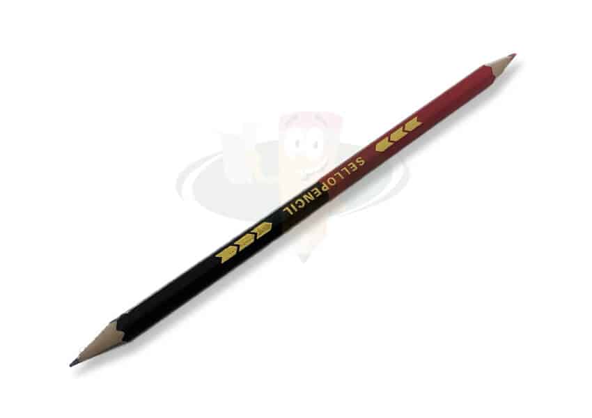 Lápiz bicolor azul - rojo SELLOPENCIL