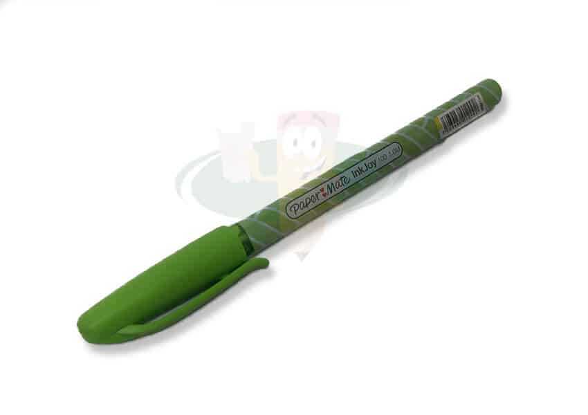 Lápiz pasta verde diseño inkjoy 1.0 PAPER MATE