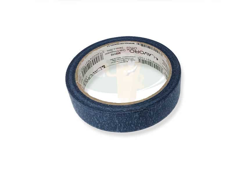 Cinta masking tape 18 mm x 30m azul JM