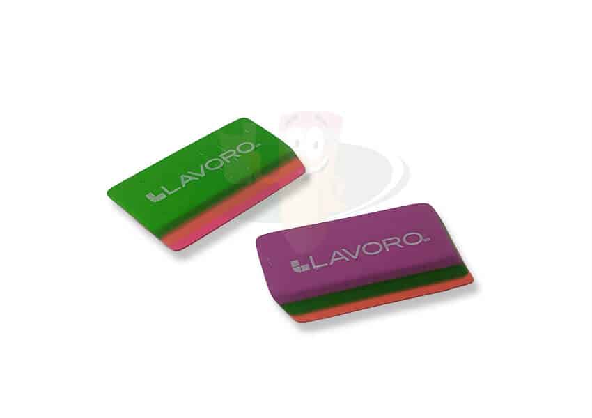 Goma borrar triple color neon LAVORO