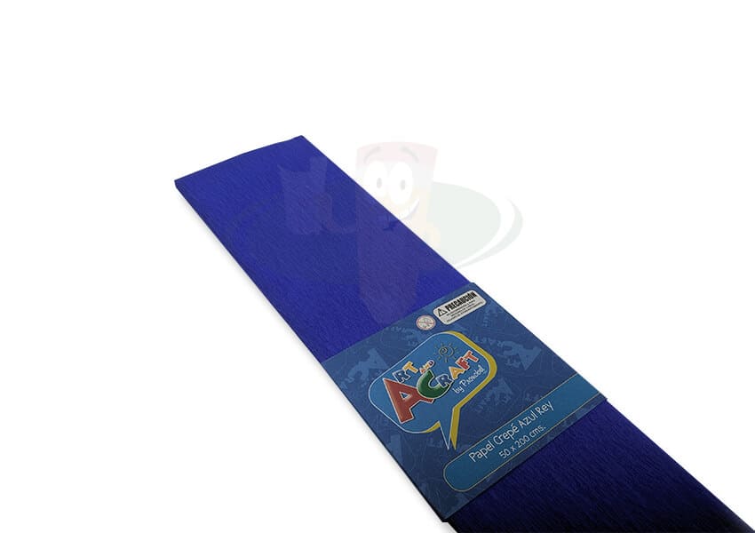 Pliego de papel crepe azul rey ARTANDCRAFT