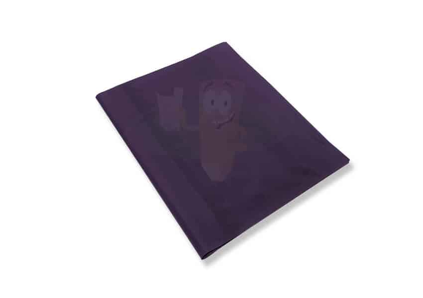 Forro cuaderno college morado