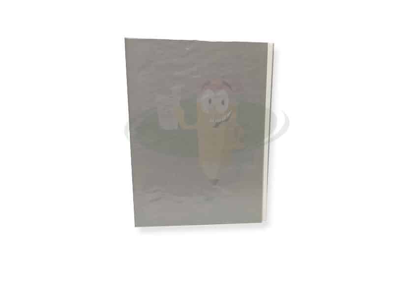 Carpeta escolar plastificada con acoclip gris