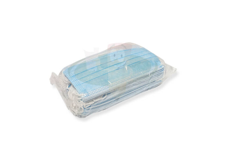 Caja de mascarillas celeste