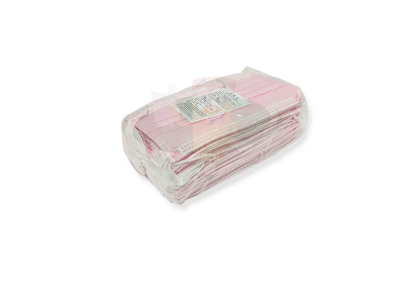Caja mascarillas rosadas