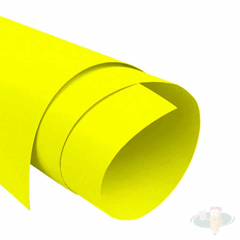 Cartulina española pliego 50x70 cm amarillo