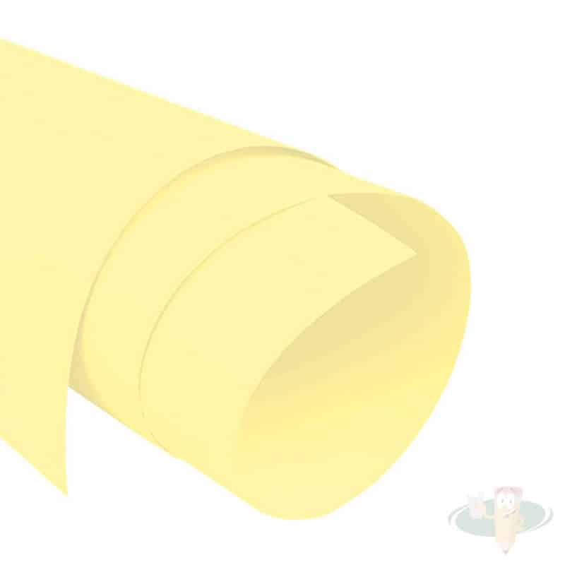 Cartulina española pliego 50x72 amarillo pastel