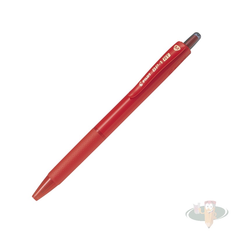 Lápiz pasta retráctil BP-1 M 1.0 rojo PILOT