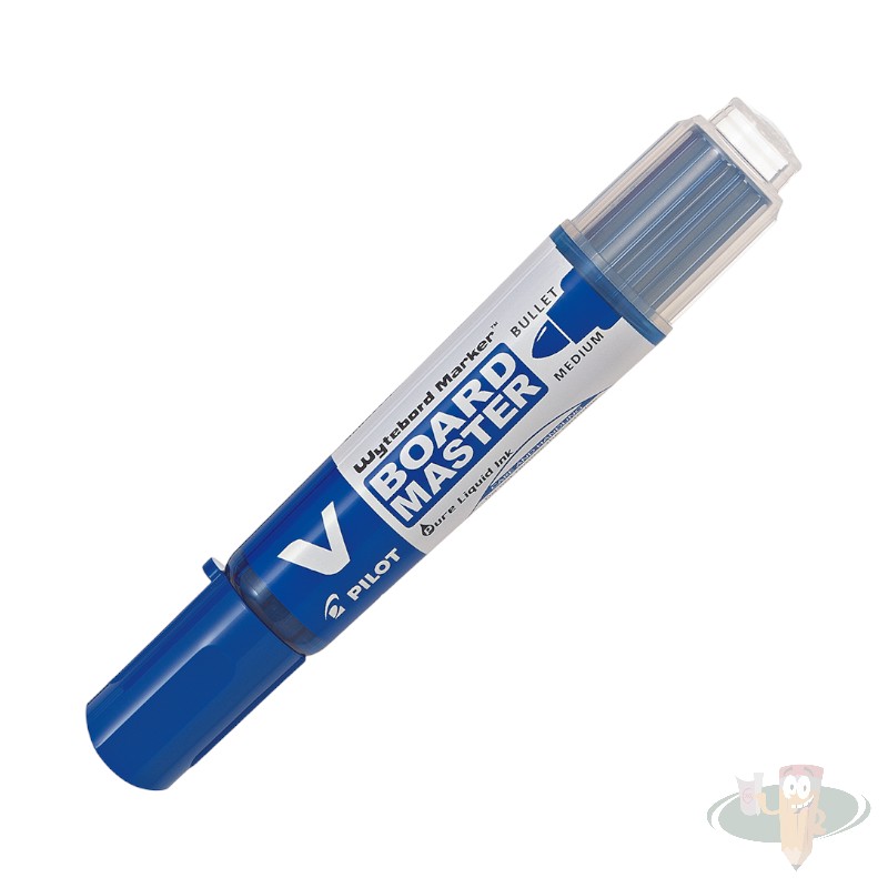 Plumon marcador de pizarra recargable v board master azul PILOT