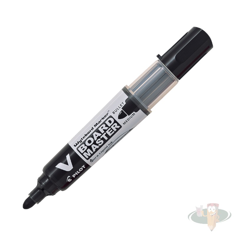 Plumón marcador de pizarra recargable v board master negro PILOT