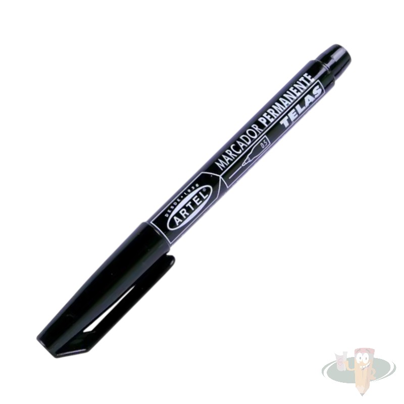 Marcador permanente para telas 0.5 negro ARTEL