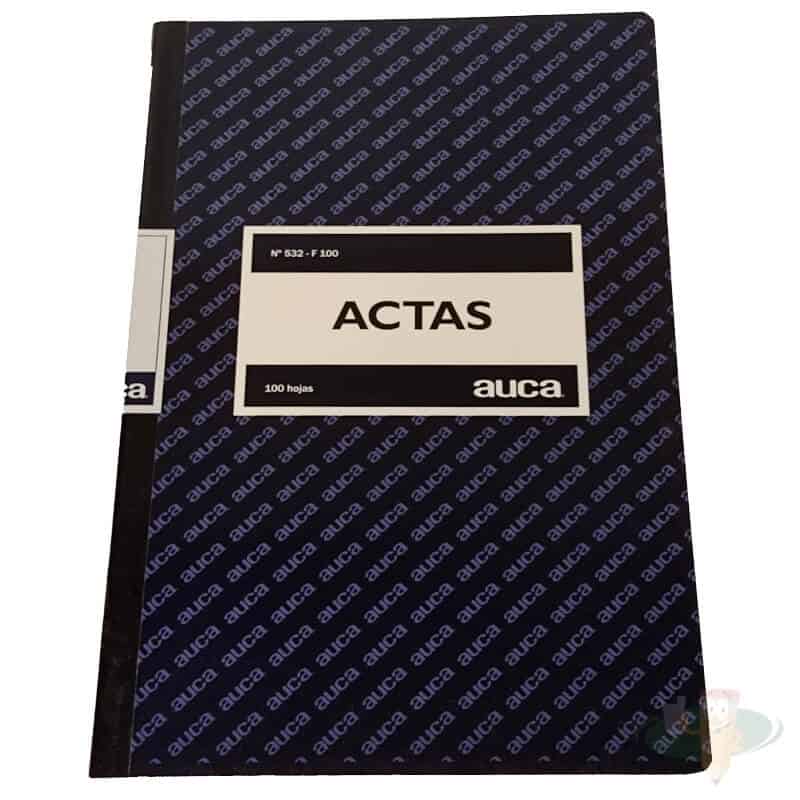 Libro de actas 100 hojas AUCA