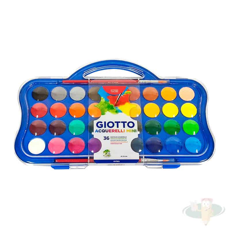 Acuarela 36 colores 23mm GIOTTO - Imagen 2