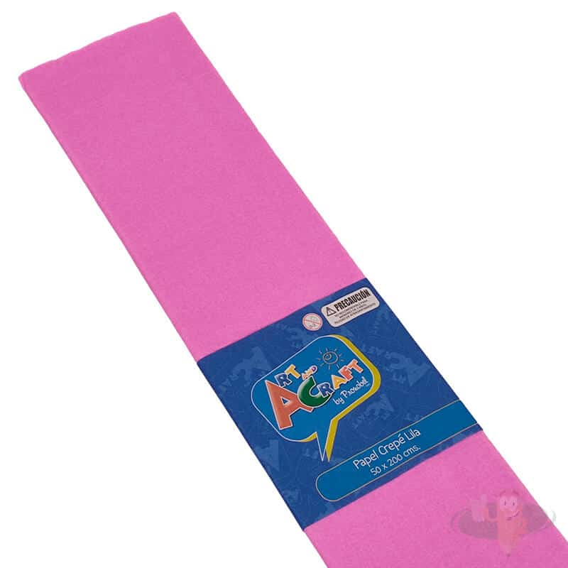 Pliego de papel crepe lila ARTANDCRAFT