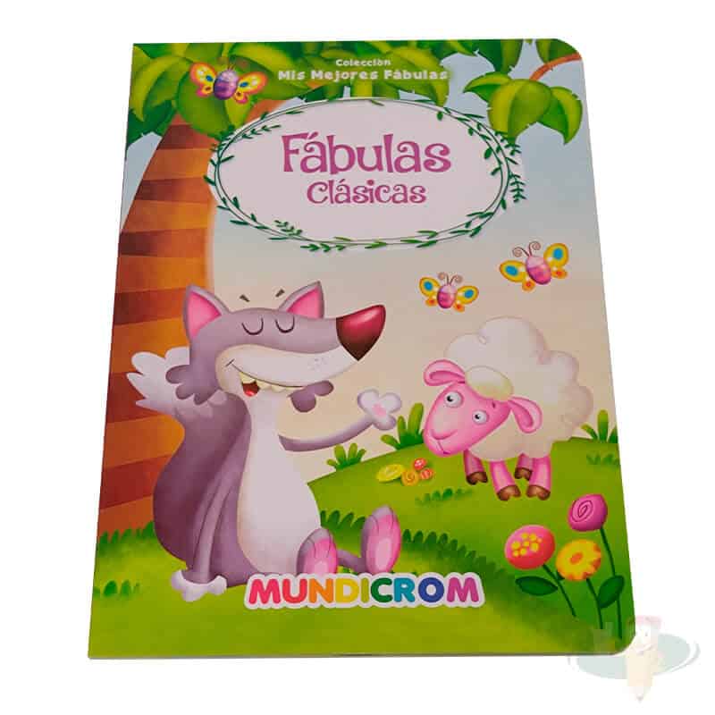 Cuento fabulas clásicas tapa dura cartón MUNDICROM*