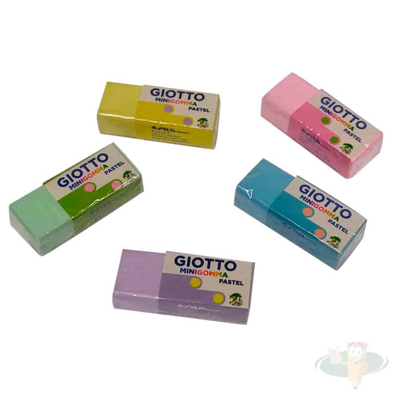 Goma borrar mini colores pastel GIOTTO - Imagen 2