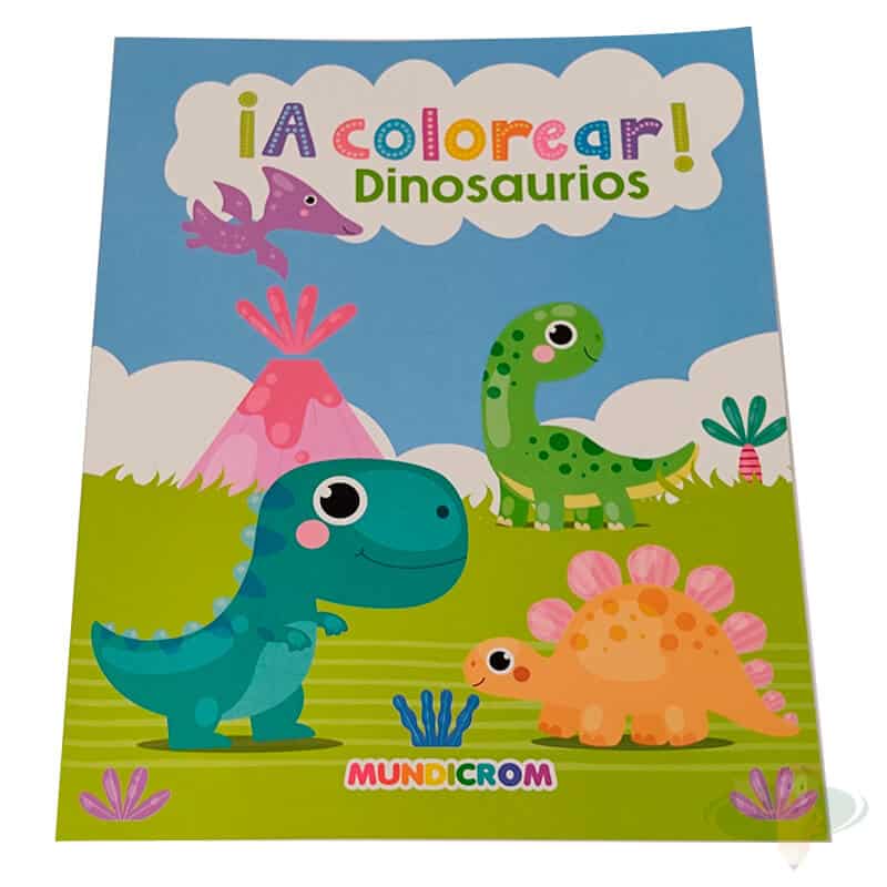 Libro a colorear ó pintar dinosaurios MUNDICROM*