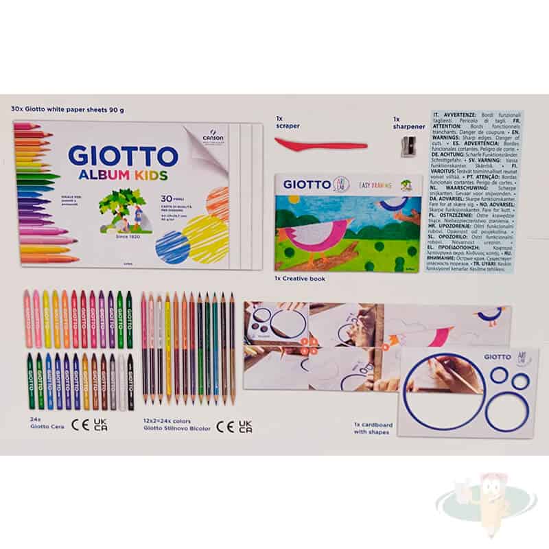 Set easy drawing 68 piezas art lab GIOTTO - Imagen 2