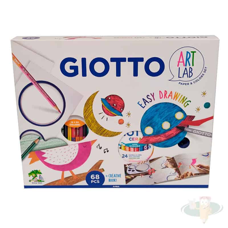 Set easy drawing 68 piezas art lab GIOTTO