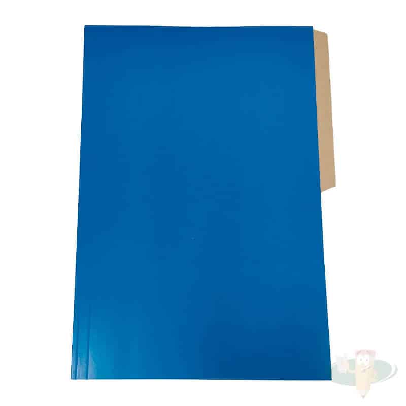 Carpeta cartón oficio azul BUHO