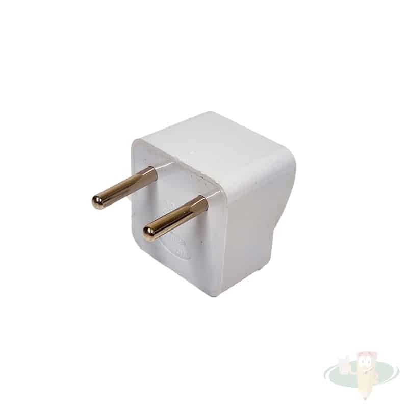 Adaptador toma corriente americano blanco - Imagen 2