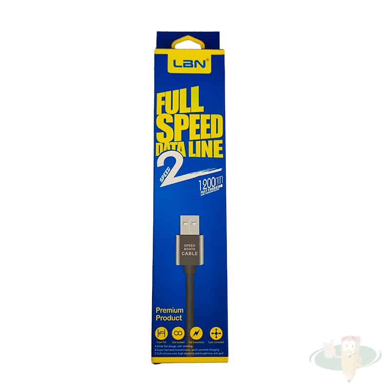 Cable carga lighting iphone 1.2m LBN