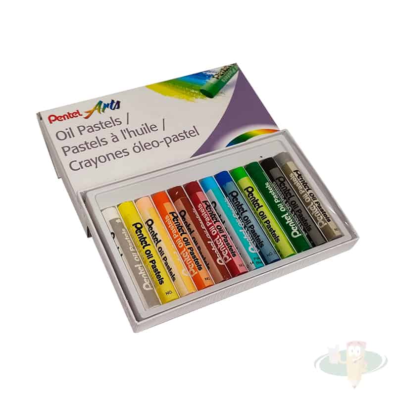 Lapices pastel oleo 12un PENTEL - Imagen 2