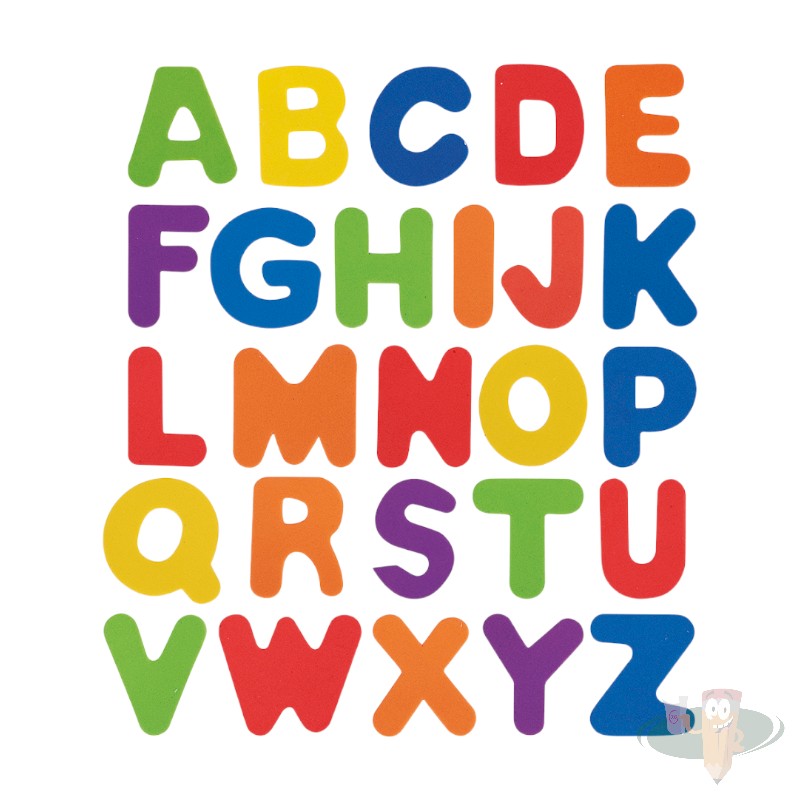 Letras de goma eva grandes adhesivas 52u ADIX - Imagen 2