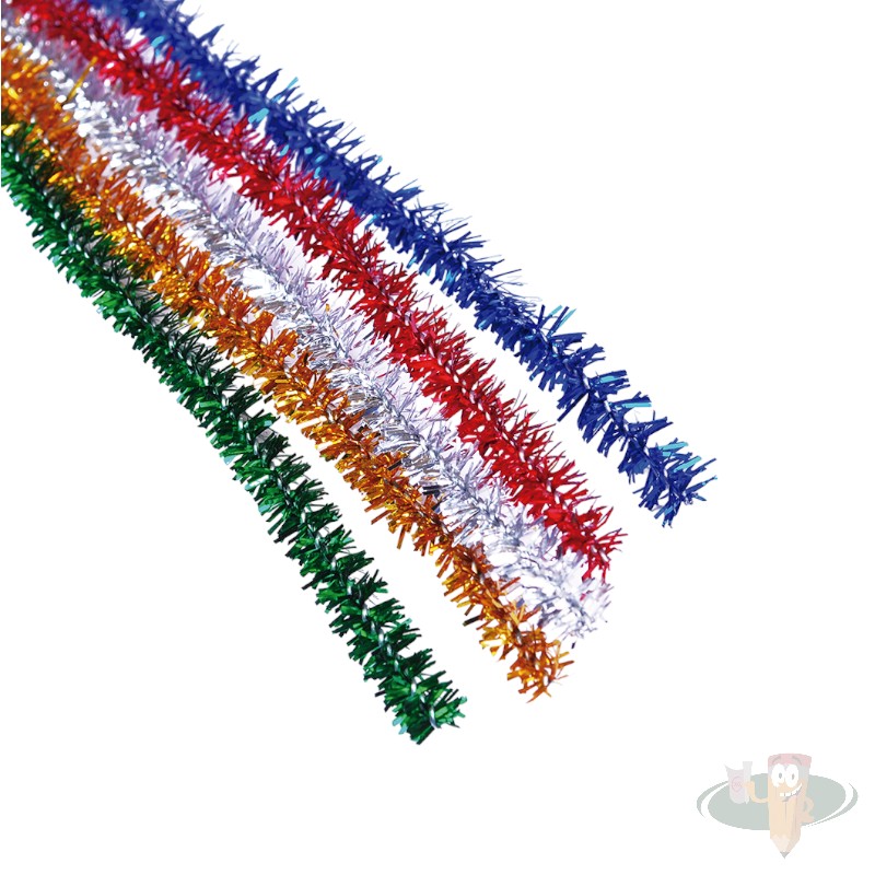 Set limpia pipas glitter colores 25 unidades ADIX - Imagen 2