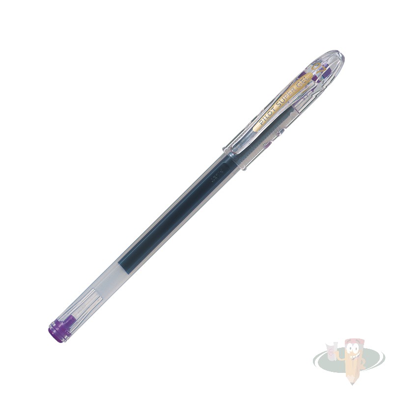 Lápiz gel súper gel 0.7 violeta PILOT