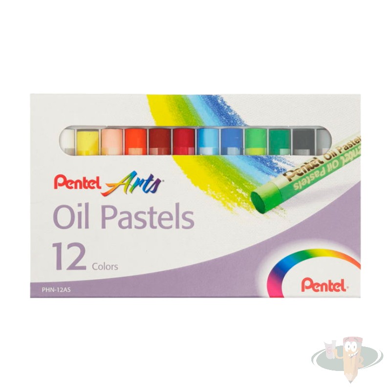 Lapices pastel oleo 12un PENTEL