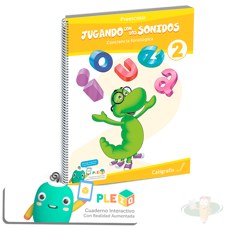 Texto jugando con los sonidos n°2 preescolar CALIGRAFIX