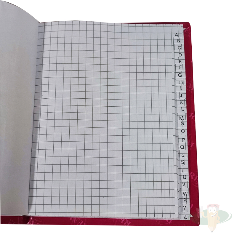 Cuaderno índice abecedario matemática 7mm empastado REM MAX - Imagen 2