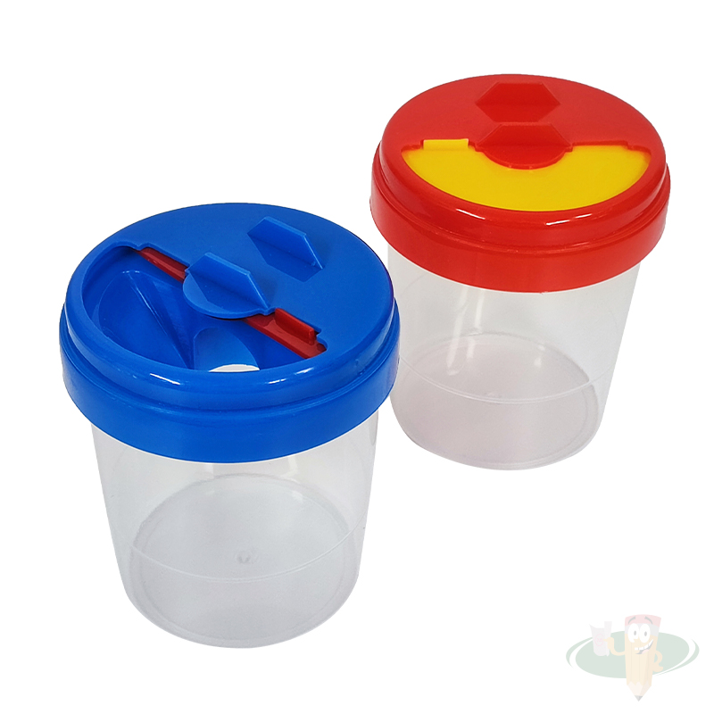 Vaso limpia pincel colores variados JM - Imagen 2