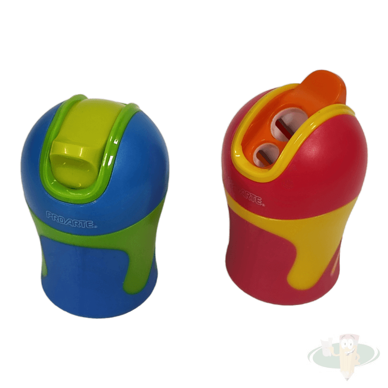 Sacapunta doble con deposito plástico colores variados PROARTE