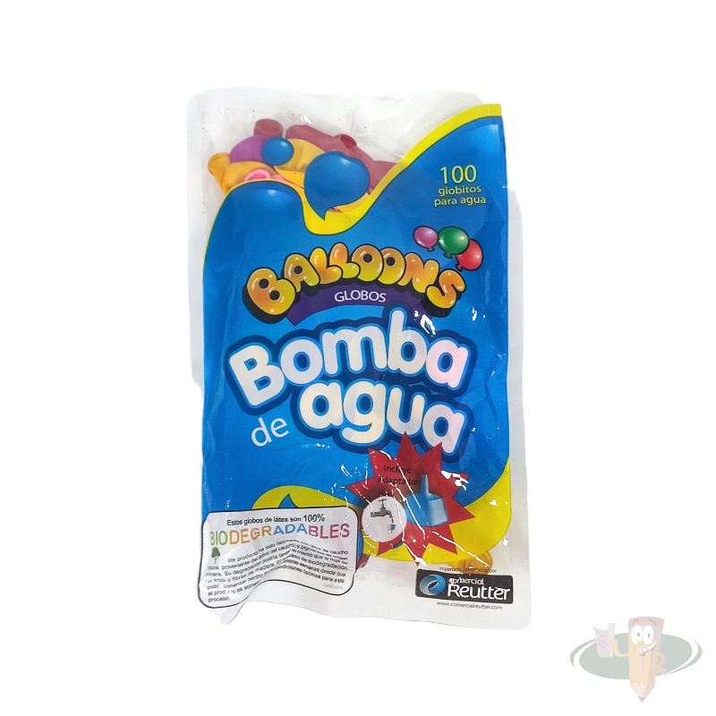 Bombitas de agua 100un con adaptador para llave BALLOONS
