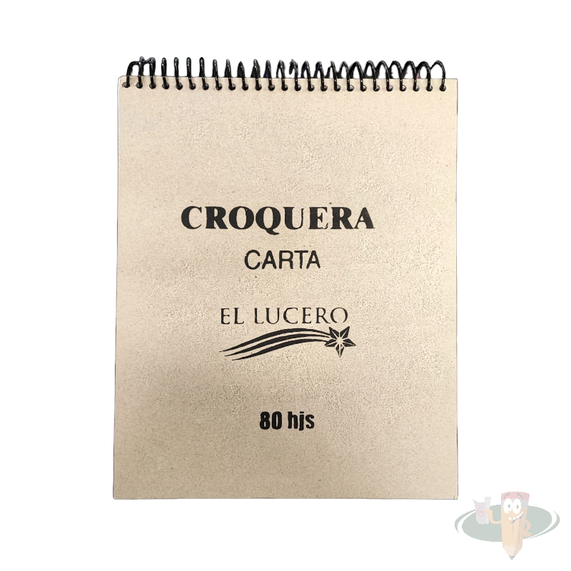 Croquera carta 80 hojas ELLUCERO