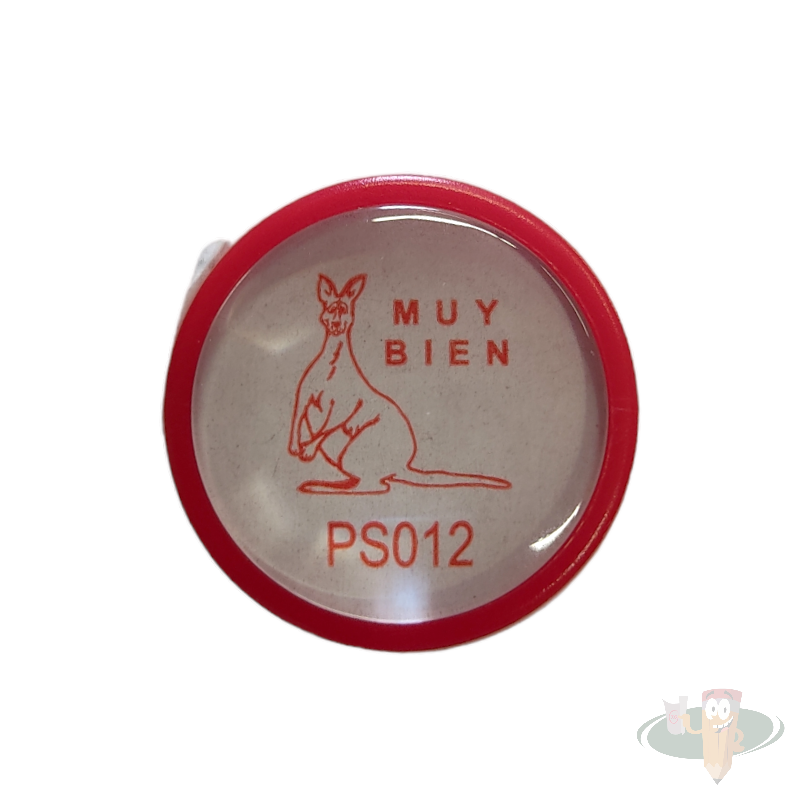Timbre automático diseño canguro muy bien (2cm diametro) ZUNSTAMP - Imagen 2