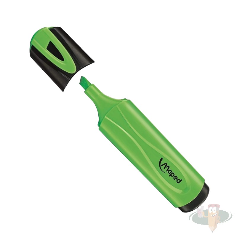 Destacador neon verde MAPED
