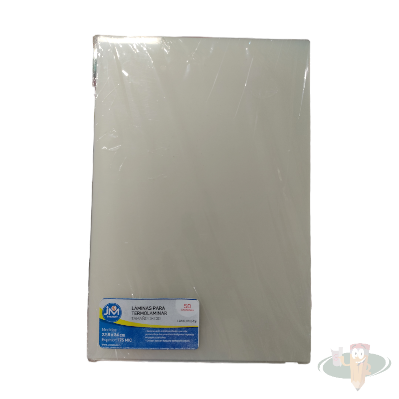 Lamina para termolaminar 175 micrones 50un JM