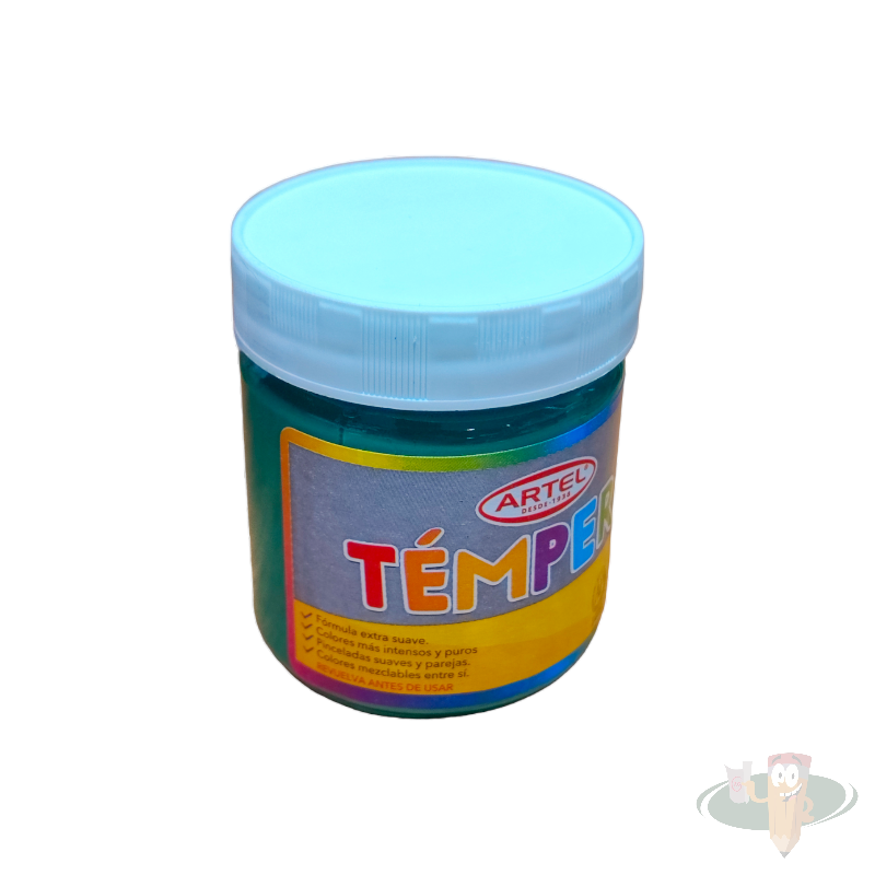 Tempera 100ml verde oscuro ARTEL
