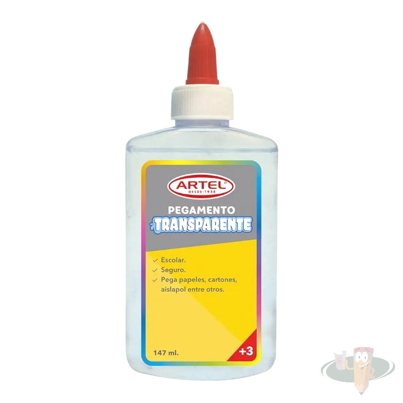 Pegamento escolar transparente 147ml ARTEL