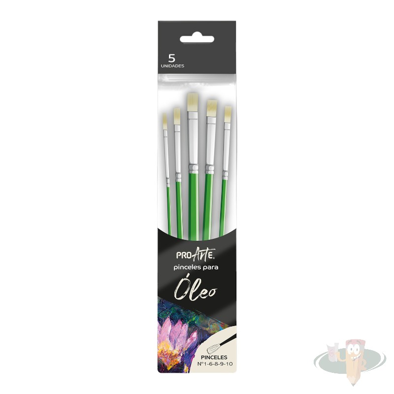 Set pinceles para oleo 5un PROARTE