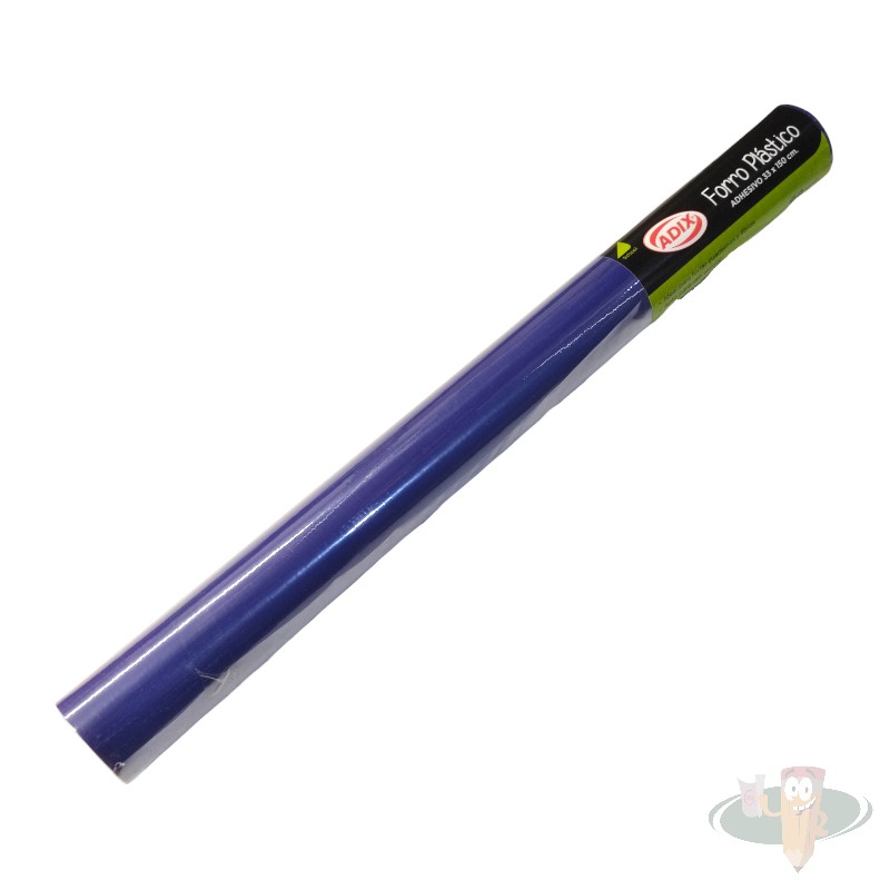 Rollo forro adhesivo azul 33cm x 1.5m ADIX