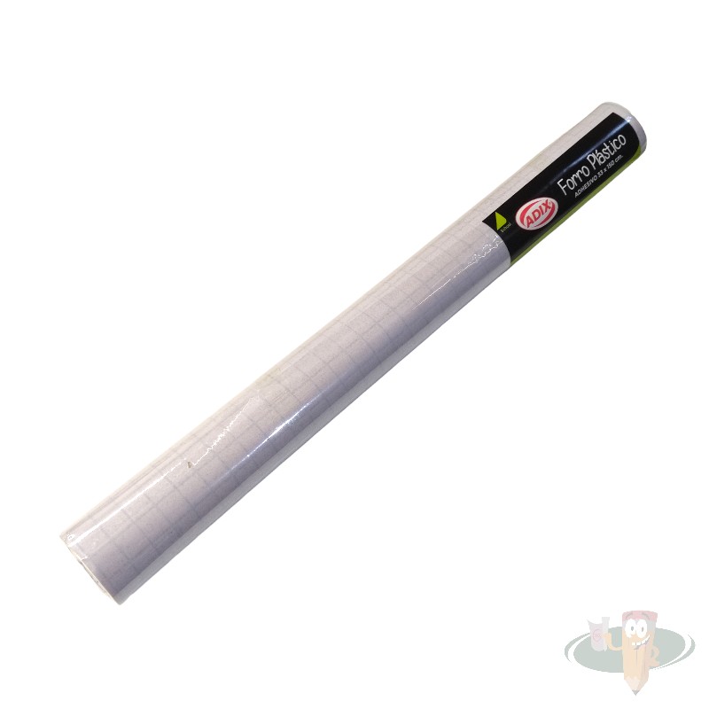 Rollo forro adhesivo transparente 33cm x 1.5m ADIX