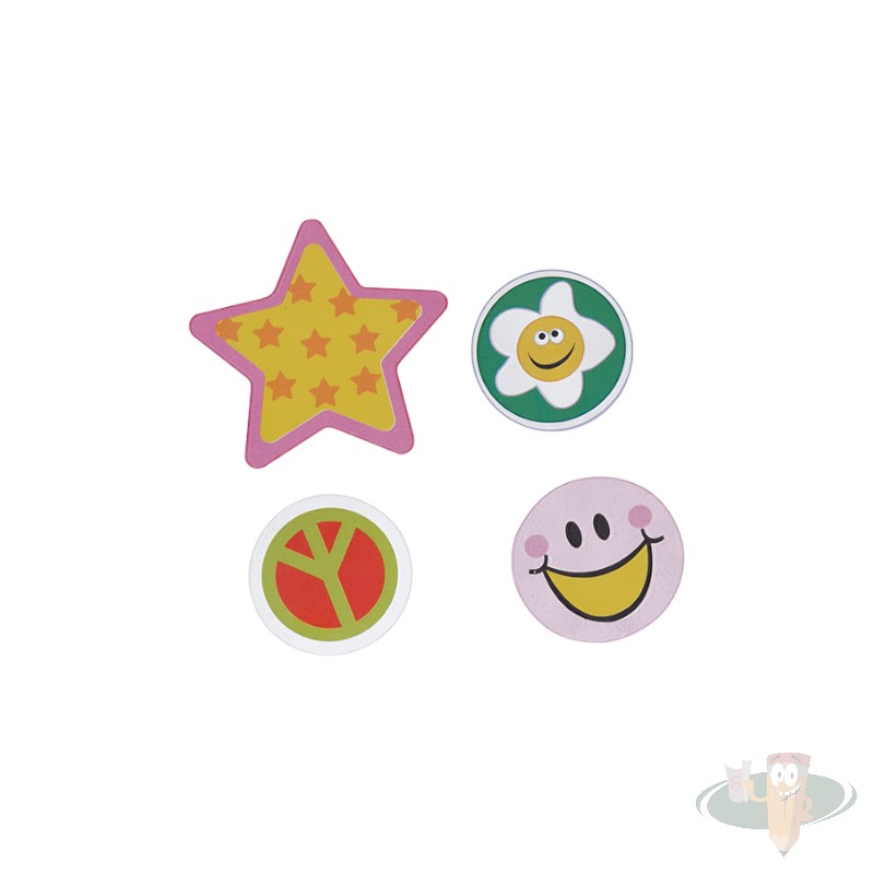 Block de stickers caritas holograficos 768un ADIX-CREATIVE - Imagen 2