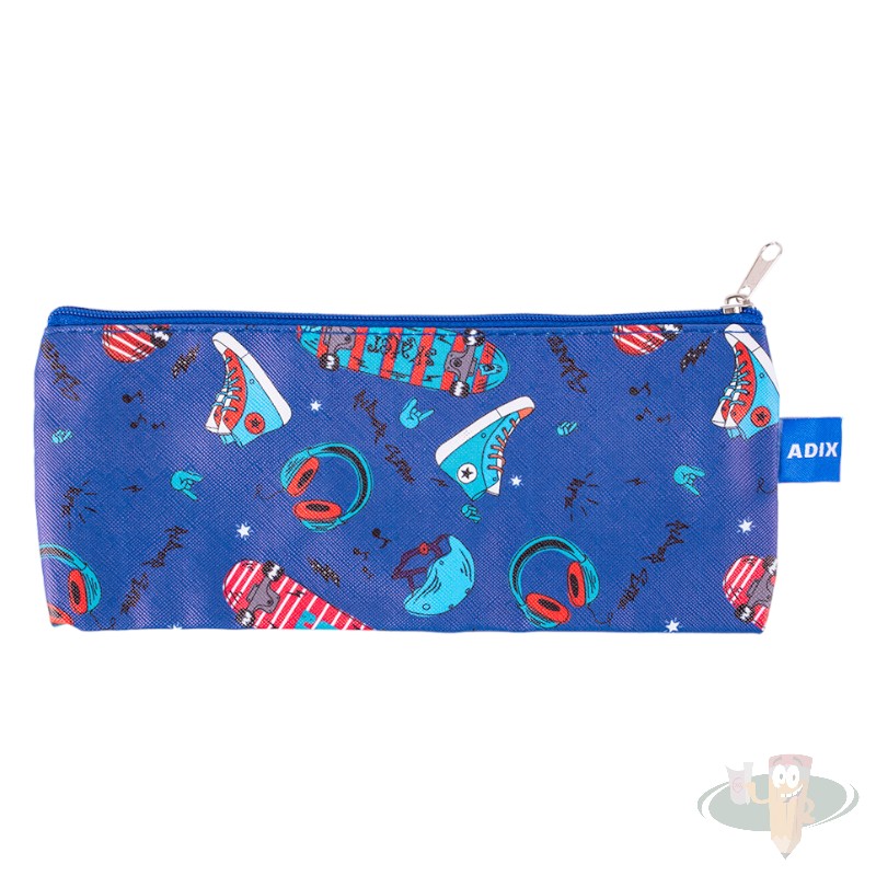 Estuche escolar simple diseño masculino ADIX