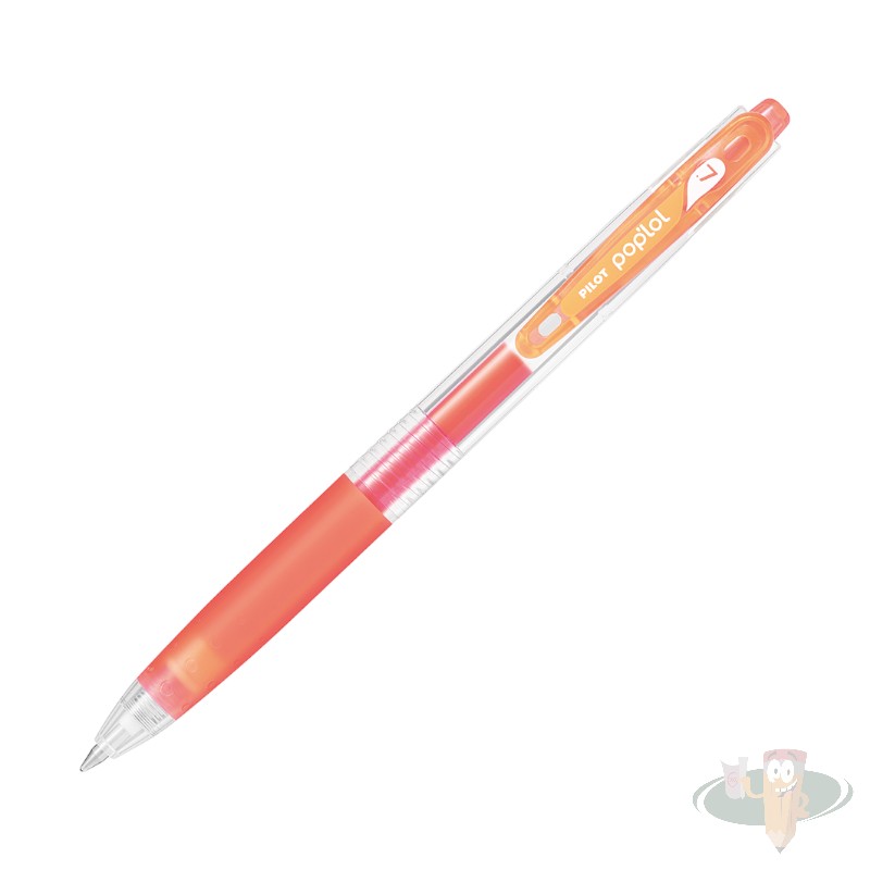 Lápiz gel pop´lol 0.7 naranjo neón PILOT